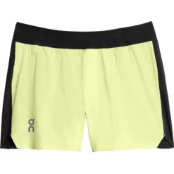 On Running On 5 Inch Lightweight Shorts Men - Hay & Black