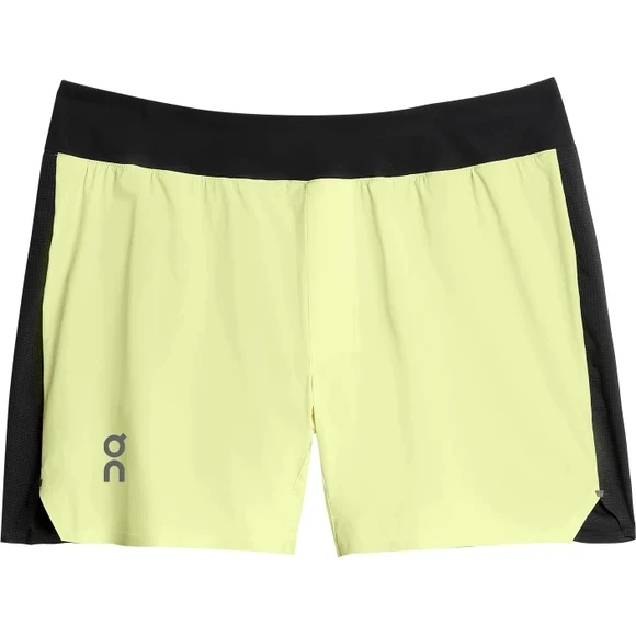 On Running On 5 Inch Lightweight Shorts Men - Hay & Black 1 On Running On 5 Inch Lightweight Shorts Men - Hay & Black
