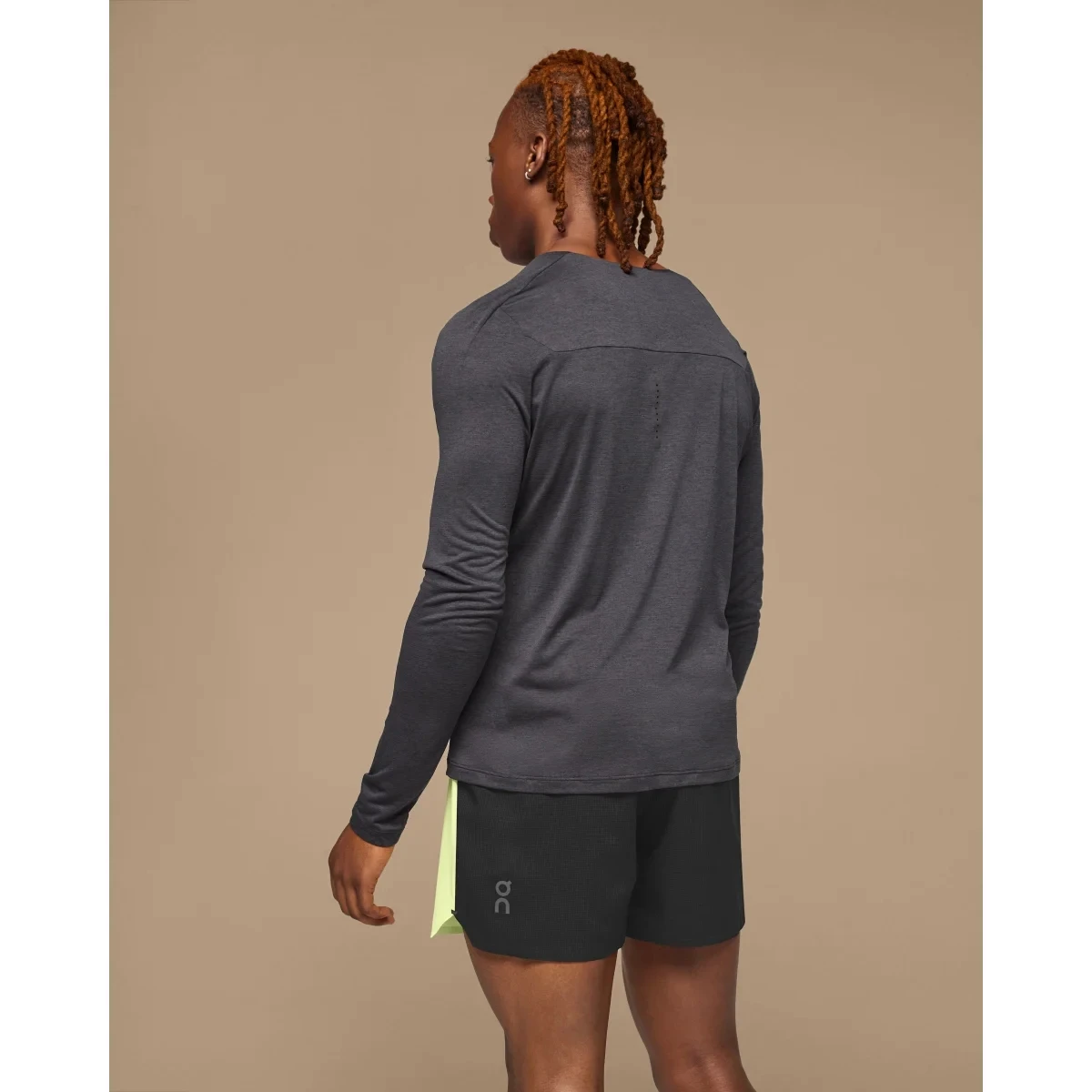 On Running On 5 Inch Lightweight Shorts Men - Hay & Black 5 On Running On 5 Inch Lightweight Shorts Men - Hay & Black - Image 5
