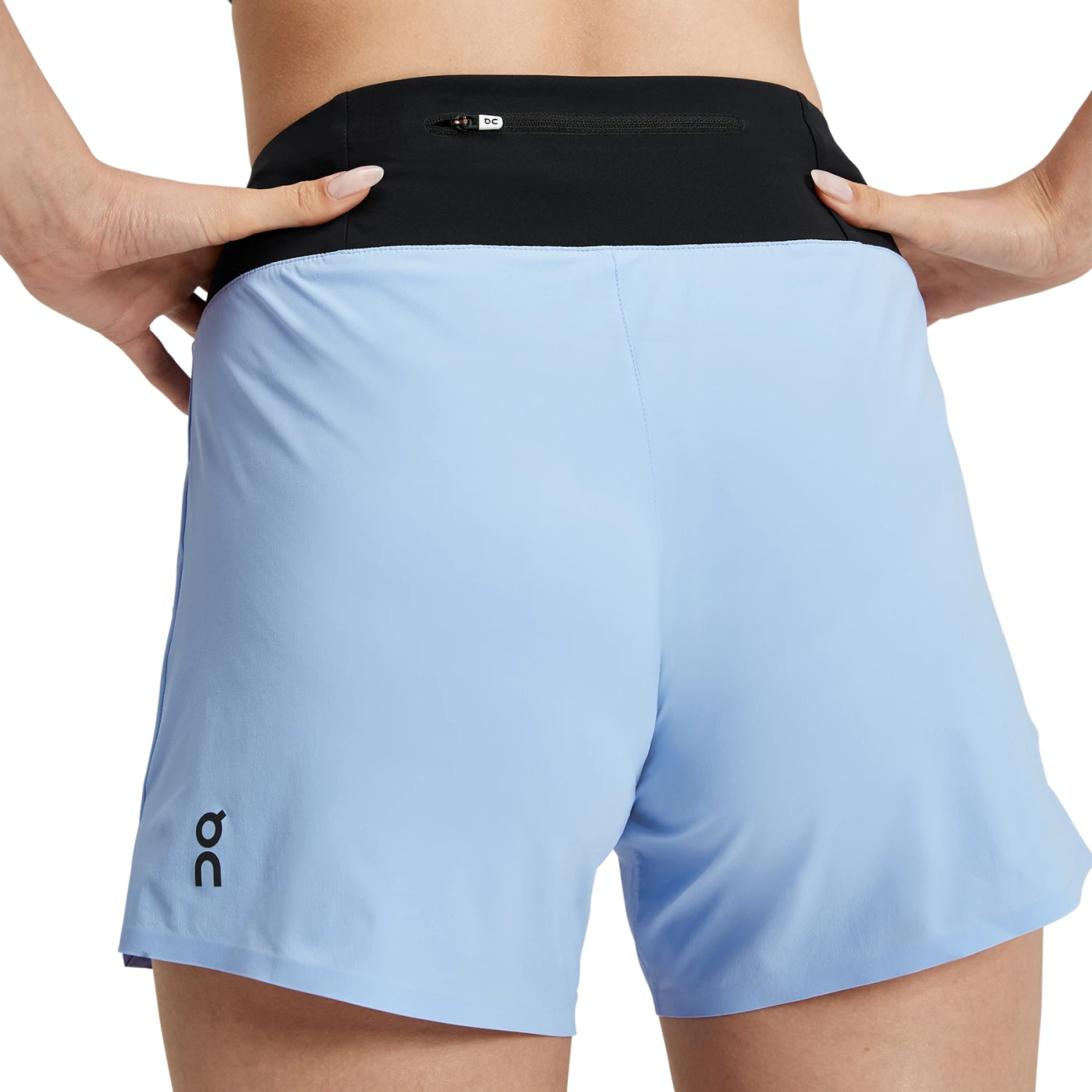 On Running On 5Inch Running Shorts Women - Stratosphere & Black 3 On Running On 5Inch Running Shorts Women - Stratosphere & Black - Image 3
