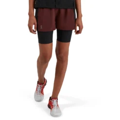 On Running On Active Shorts Women - Mulberry & Black -On Running on active shorts women mulberry black 10 1046325