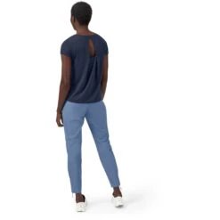 On Running On Active-T Breathe Women T-Shirt - Navy -On Running on active t breathe women running shirt navy 4 948866