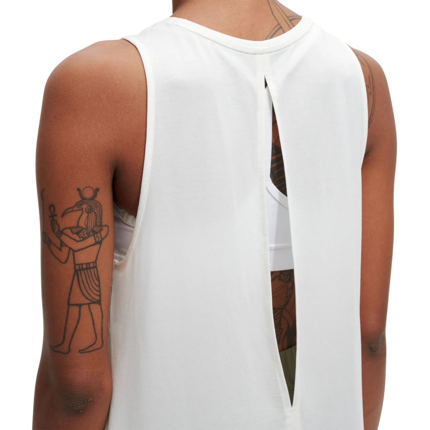 On Running On Active Tank Women Running Shirt - White 5 On Running On Active Tank Women Running Shirt - White - Image 5