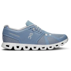On Running On Cloud 5 Shoes - Chambray & White -On Running on cloud 5 men shoe chambray white 2 1531352