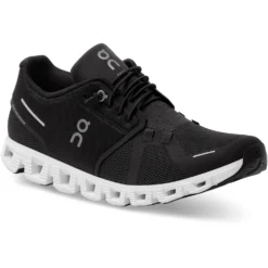 On Running On Cloud 5 Shoes - Black & White -On Running on cloud 5 running shoe black white 6 1143389