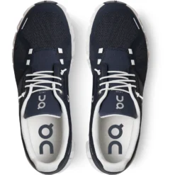 On Running On Cloud 5 Shoes - Midnight & White -On Running on cloud 5 running shoe midnight white 2 1143409