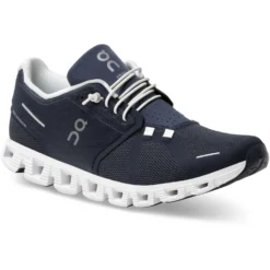 On Running On Cloud 5 Shoes - Midnight & White -On Running on cloud 5 running shoe midnight white 6 1143413