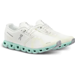 On Running On Cloud 5 Shoes - Undyed-White & Creek