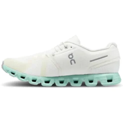 On Running On Cloud 5 Shoes - Undyed-White & Creek 8 On Running On Cloud 5 Shoes - Undyed-White & Creek -On Running on cloud 5 shoe undyed white creek 3 1495584
