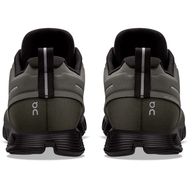 On Running On Cloud 5 Waterproof Men Shoe - Olive & Black 6 On Running On Cloud 5 Waterproof Men Shoe - Olive & Black - Image 6