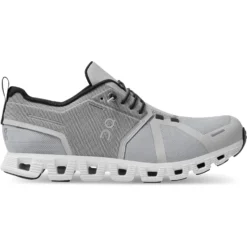On Running On Cloud 5 Waterproof Women Shoe - Glacier & White