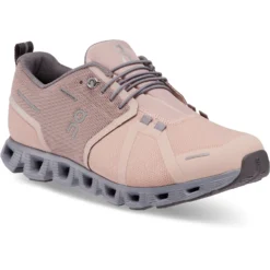 On Running On Cloud 5 Waterproof Women Shoe - Rose & Fossil -On Running on cloud 5 waterproof women shoe rose fossil 6 1387711