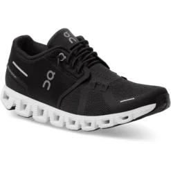 On Running On Cloud 5 Women's Shoes - Black & White -On Running on cloud 5 women running shoe black white 6 1143318