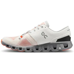 On Running On Cloud X 3 Running Shoe - Ivory & Alloy -On Running on cloud x 3 running shoe ivory alloy 5 1459657