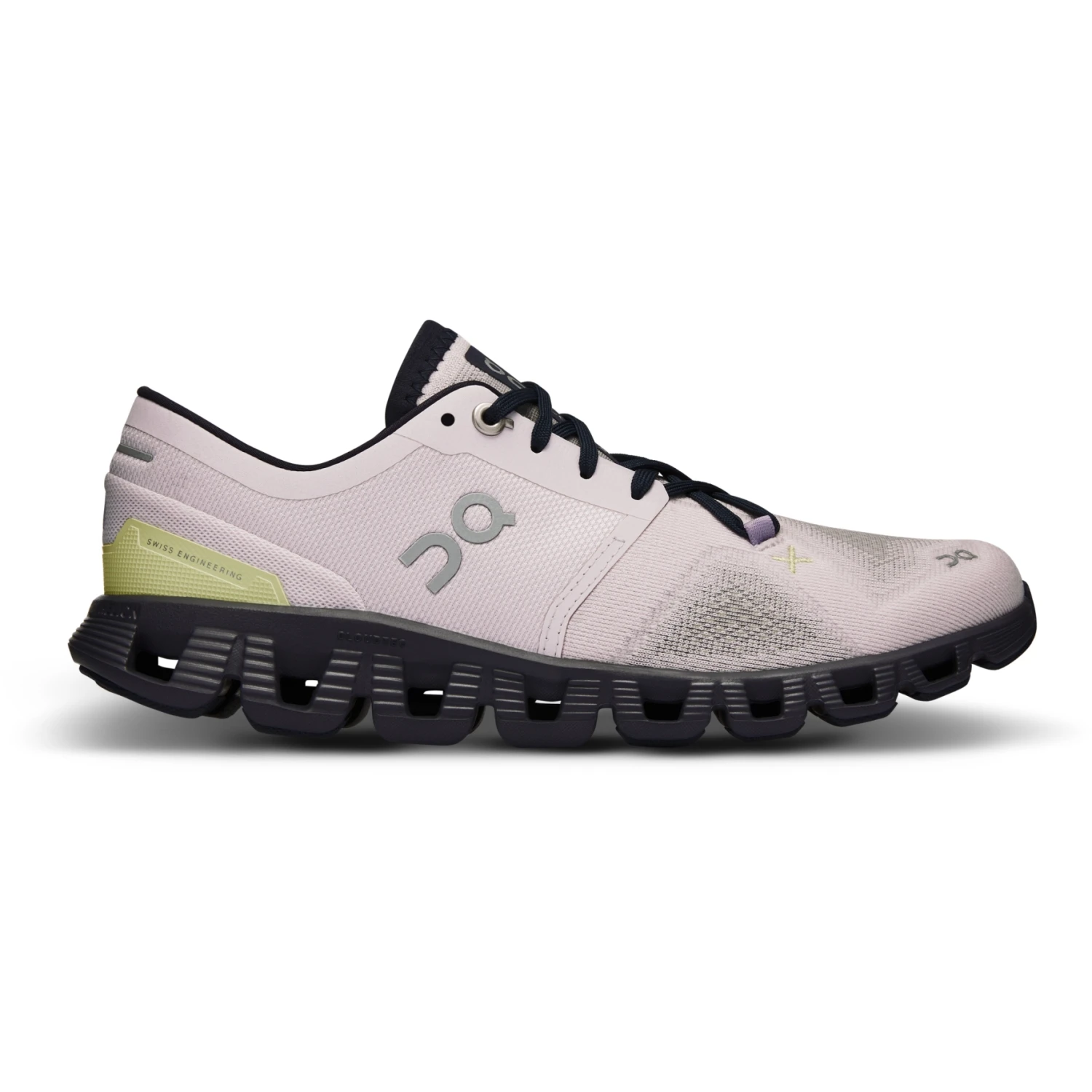 On Running On Cloud X 3 Women Running Shoe - Orchid & Iron 2 On Running On Cloud X 3 Women Running Shoe - Orchid & Iron - Image 2