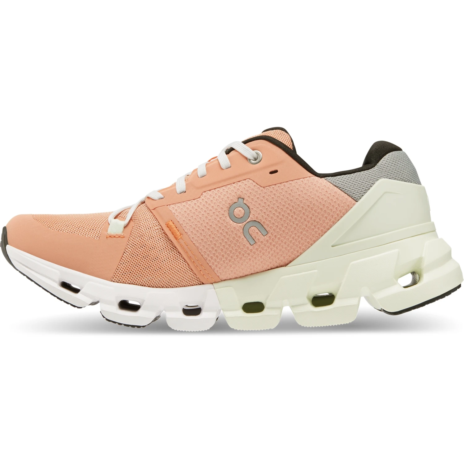 On Running On Cloudflyer 4 Women's Running Shoes - Peach & Aloe 2 On Running On Cloudflyer 4 Women's Running Shoes - Peach & Aloe - Image 2