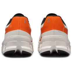 On Running On Cloudmonster Running Shoes - Undyed-White & Flame -On Running on cloudmonster men running shoe undyyed white flame 6 1531543