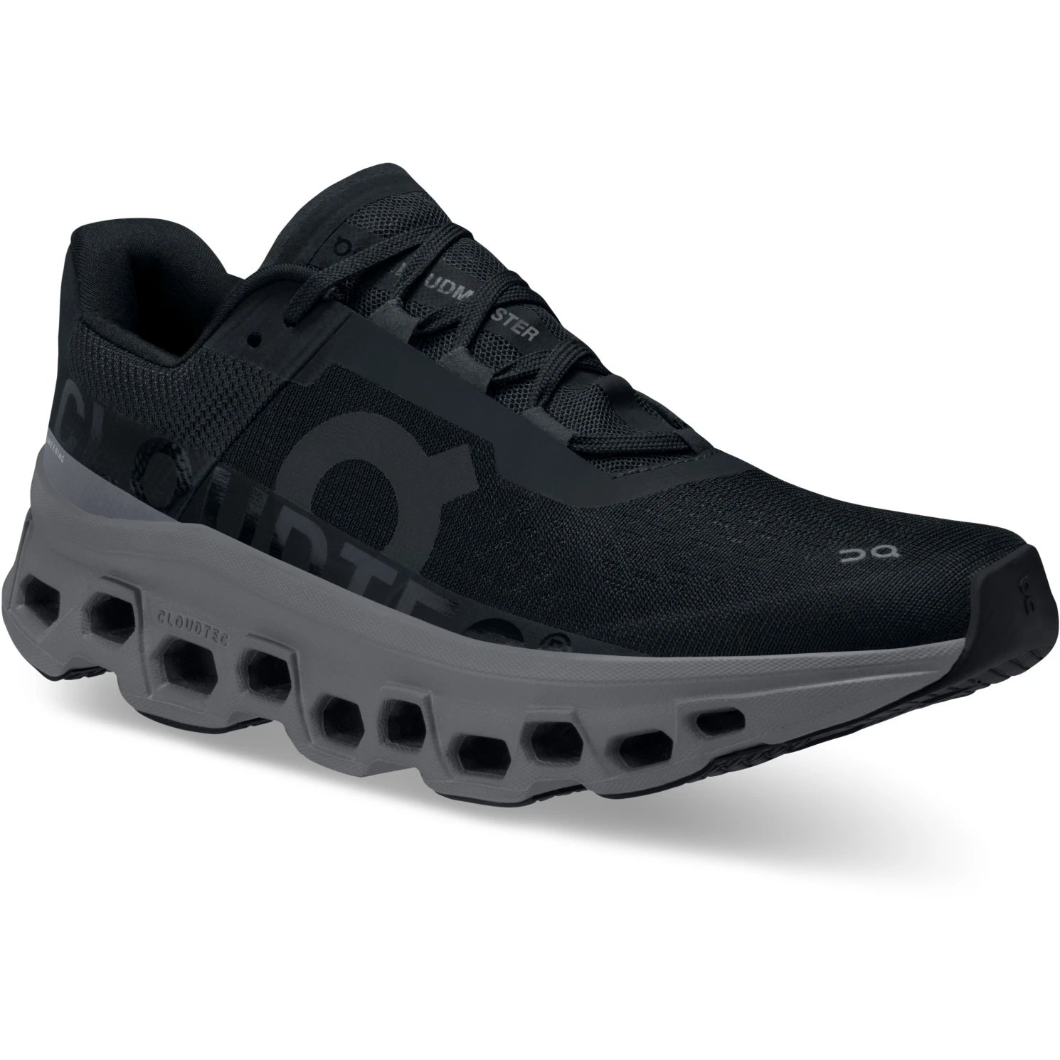 On Running On Cloudmonster Women's Running Shoes - Black & Magnet 6 On Running On Cloudmonster Women's Running Shoes - Black & Magnet - Image 6