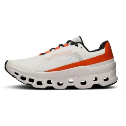 On Running On Cloudmonster Women's Running Shoes - Undyed-White & Flame 8 On Running On Cloudmonster Women's Running Shoes - Undyed-White & Flame -On Running on cloudmonster women running shoe undyed white flame 5 1531428