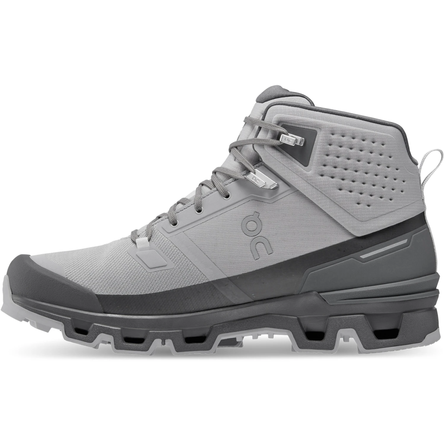 On Running On Cloudrock 2 Waterproof Speed-Hiking Shoe - Alloy & Eclipse 3 On Running On Cloudrock 2 Waterproof Speed-Hiking Shoe - Alloy & Eclipse - Image 3