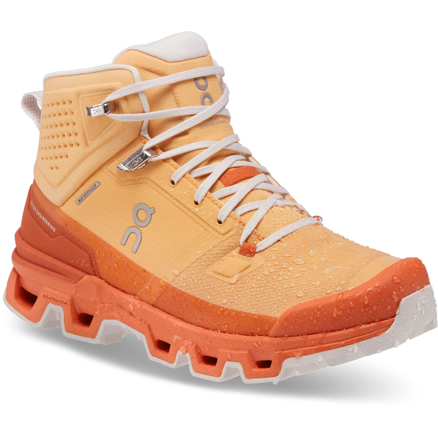 On Running On Cloudrock 2 Waterproof Women Speed-Hiking Shoe - Copper & Flare 2 On Running On Cloudrock 2 Waterproof Women Speed-Hiking Shoe - Copper & Flare - Image 2