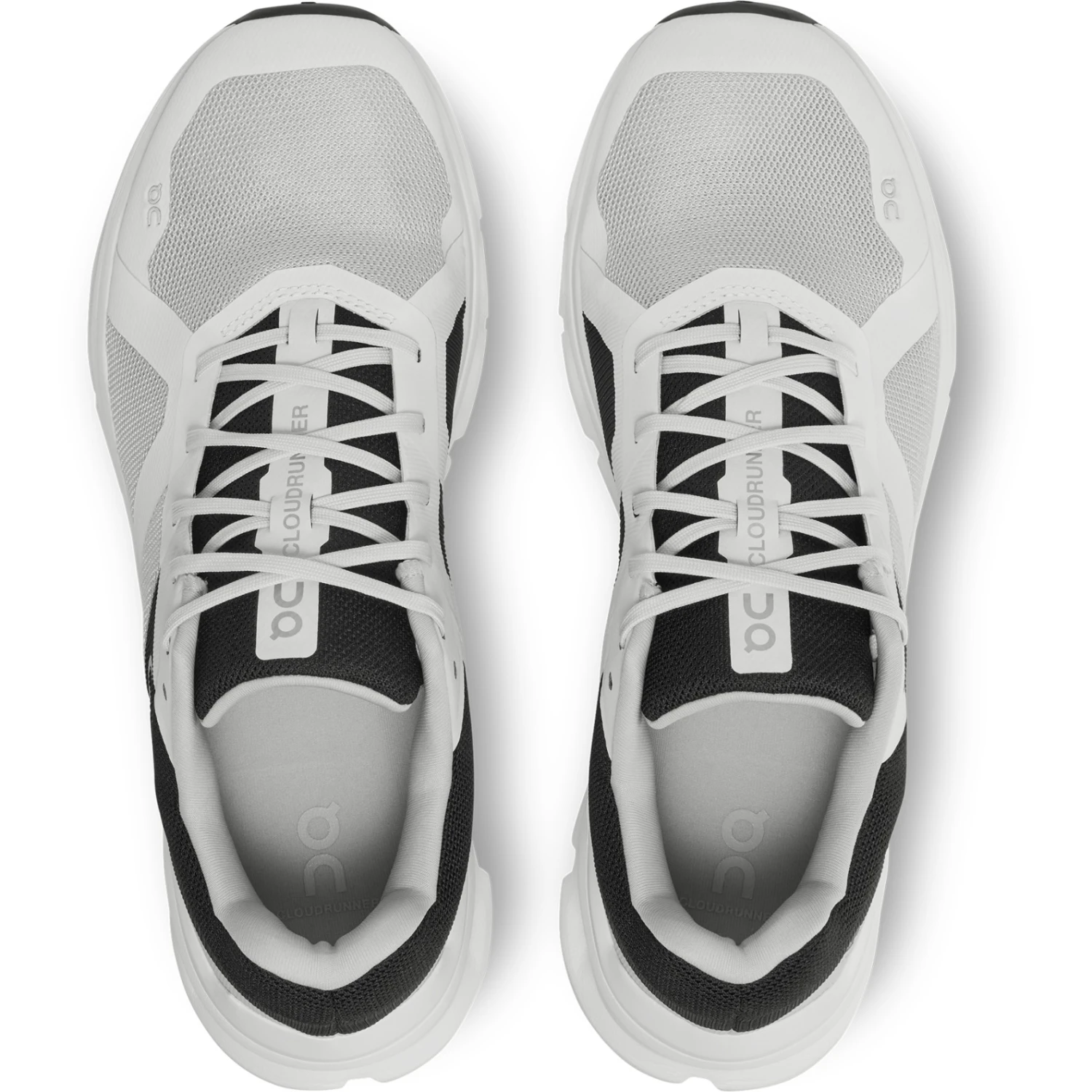 On Running On Cloudrunner Running Shoe - Glacier & Black 3 On Running On Cloudrunner Running Shoe - Glacier & Black - Image 3