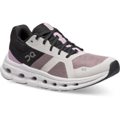 On Running On Cloudrunner Women Running Shoe - Heron & Black -On Running on cloudrunner women running shoe heron black 6 1336135