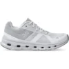 On Running On Cloudrunner Wide Women Running Shoes - White & Frost