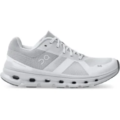 On Running On Cloudrunner Wide Women Running Shoes - White & Frost