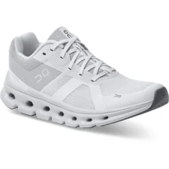 On Running On Cloudrunner Wide Women Running Shoes - White & Frost -On Running on cloudrunner women running shoe white frost 6 1149237