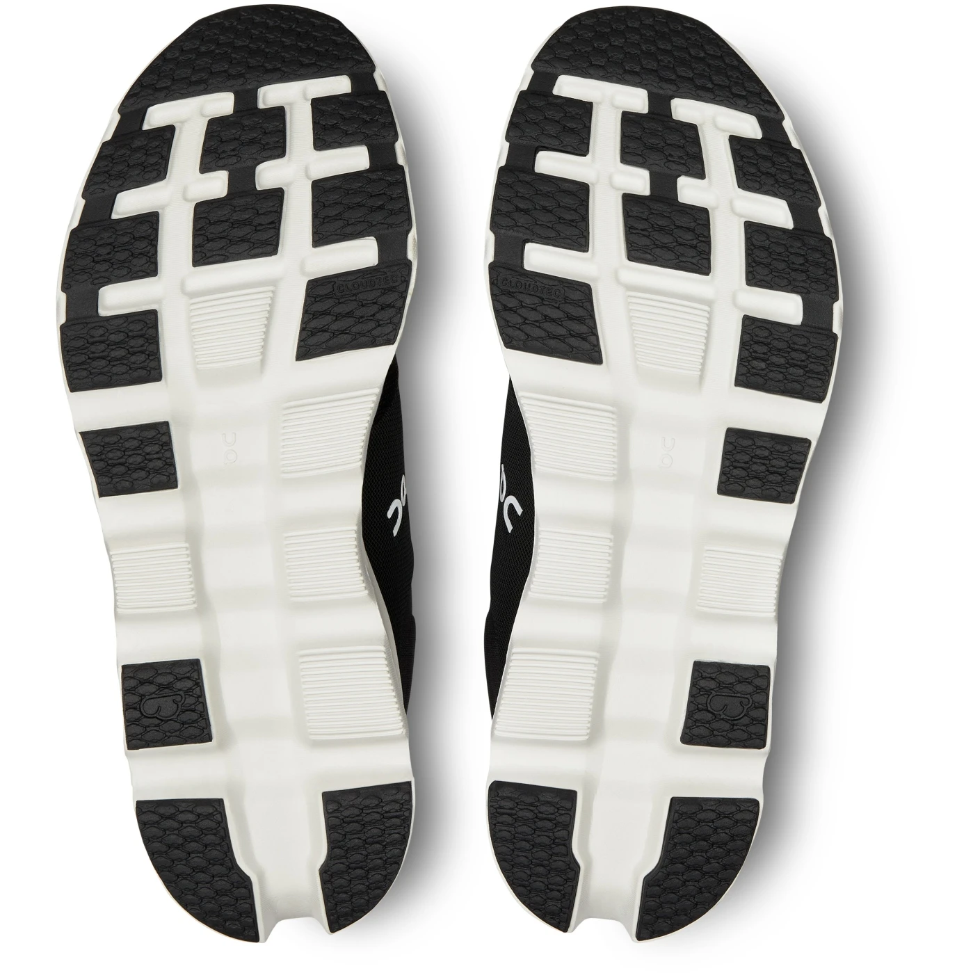 On Running On Cloudstratus 3 Men Running Shoe - Black & Frost 2 On Running On Cloudstratus 3 Men Running Shoe - Black & Frost - Image 2