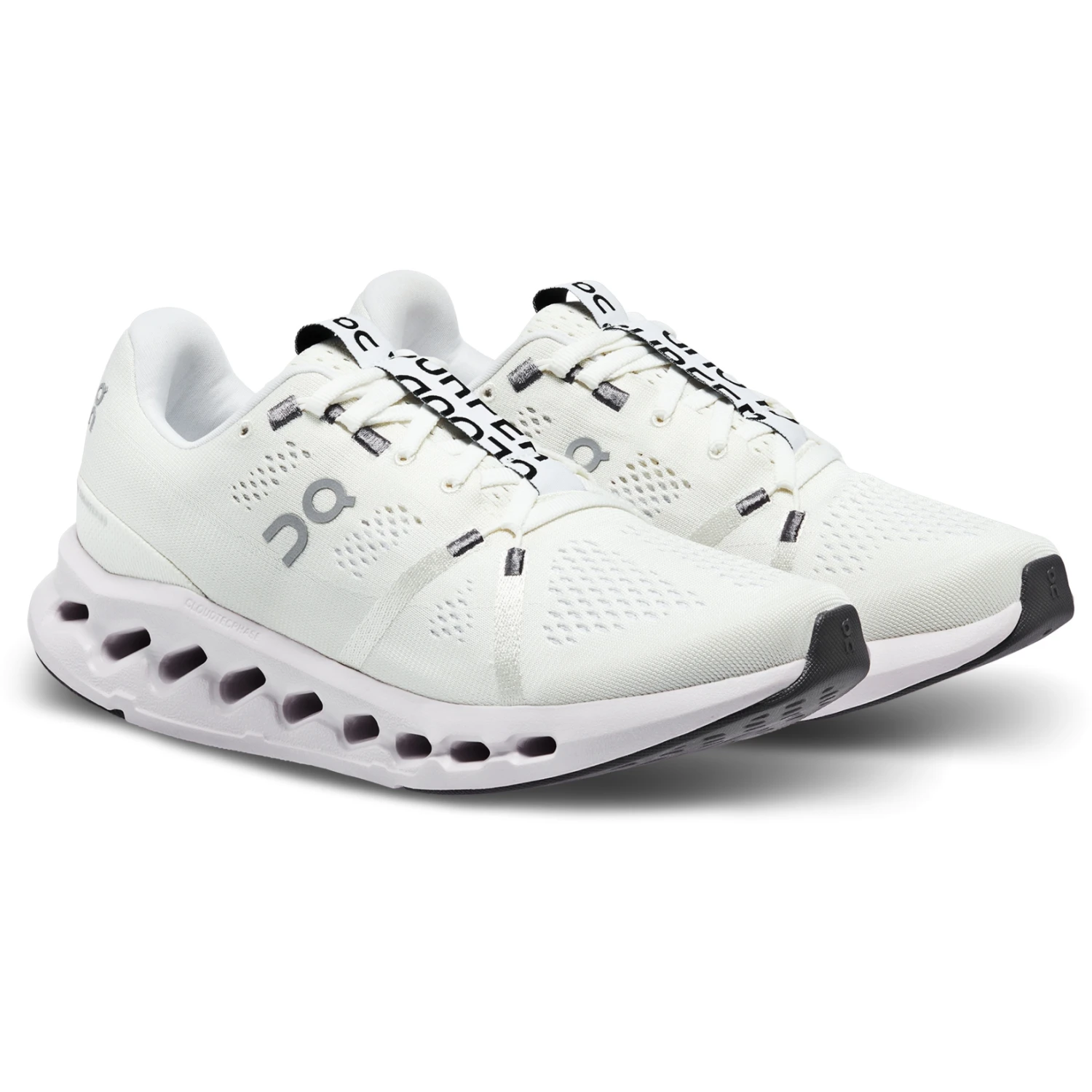 On Running On Cloudsurfer Women's Running Shoes - White & Frost 1 On Running On Cloudsurfer Women's Running Shoes - White & Frost