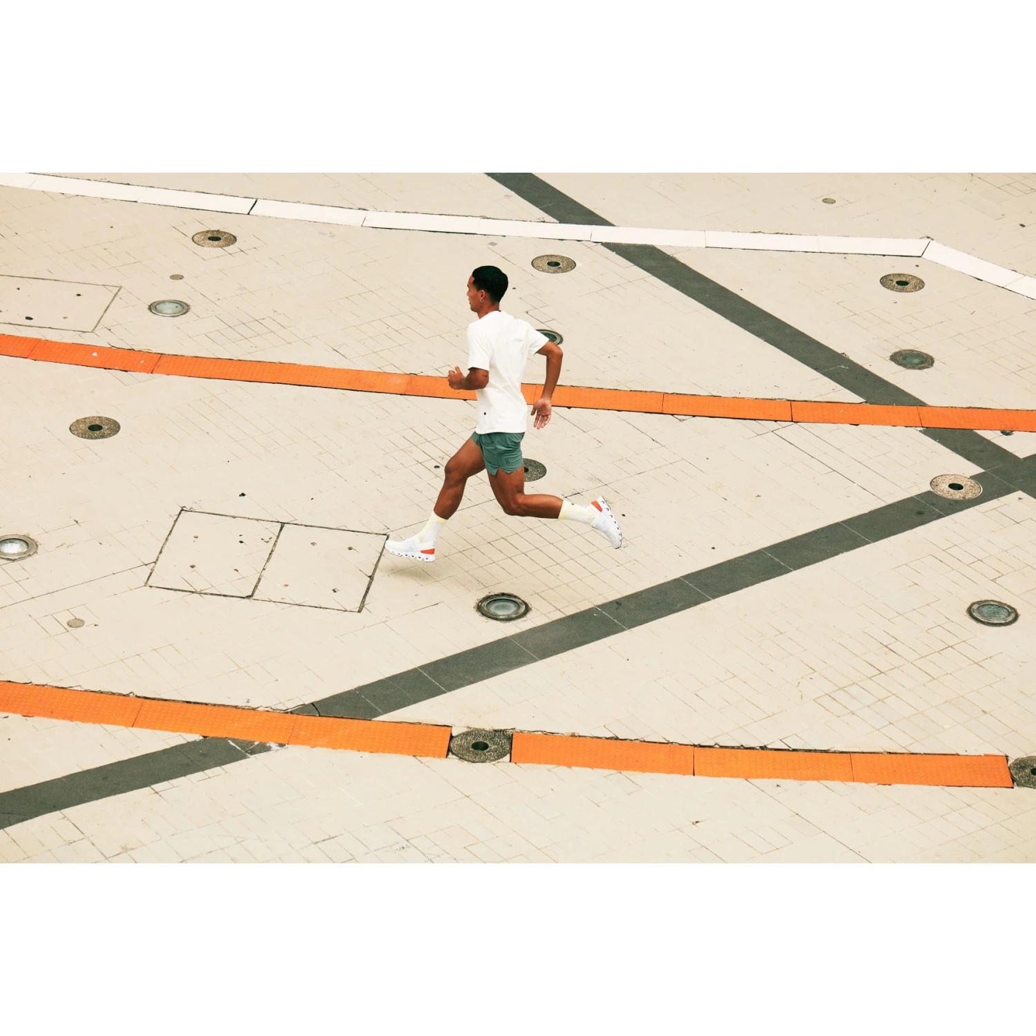 On Running On Cloudswift 3 Running Shoe - Ivory & Flame 10 On Running On Cloudswift 3 Running Shoe - Ivory & Flame - Image 10