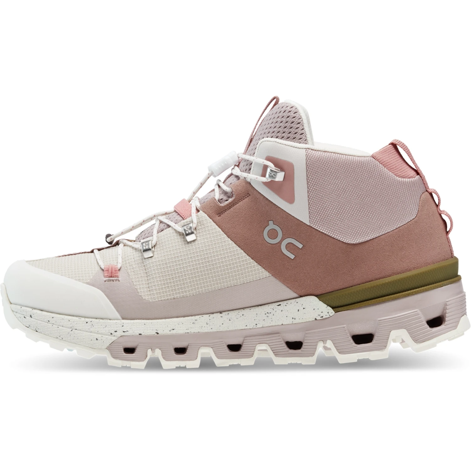 On Running On Cloudtrax Women Hiking Shoe - Rose & Ivory 2 On Running On Cloudtrax Women Hiking Shoe - Rose & Ivory - Image 2