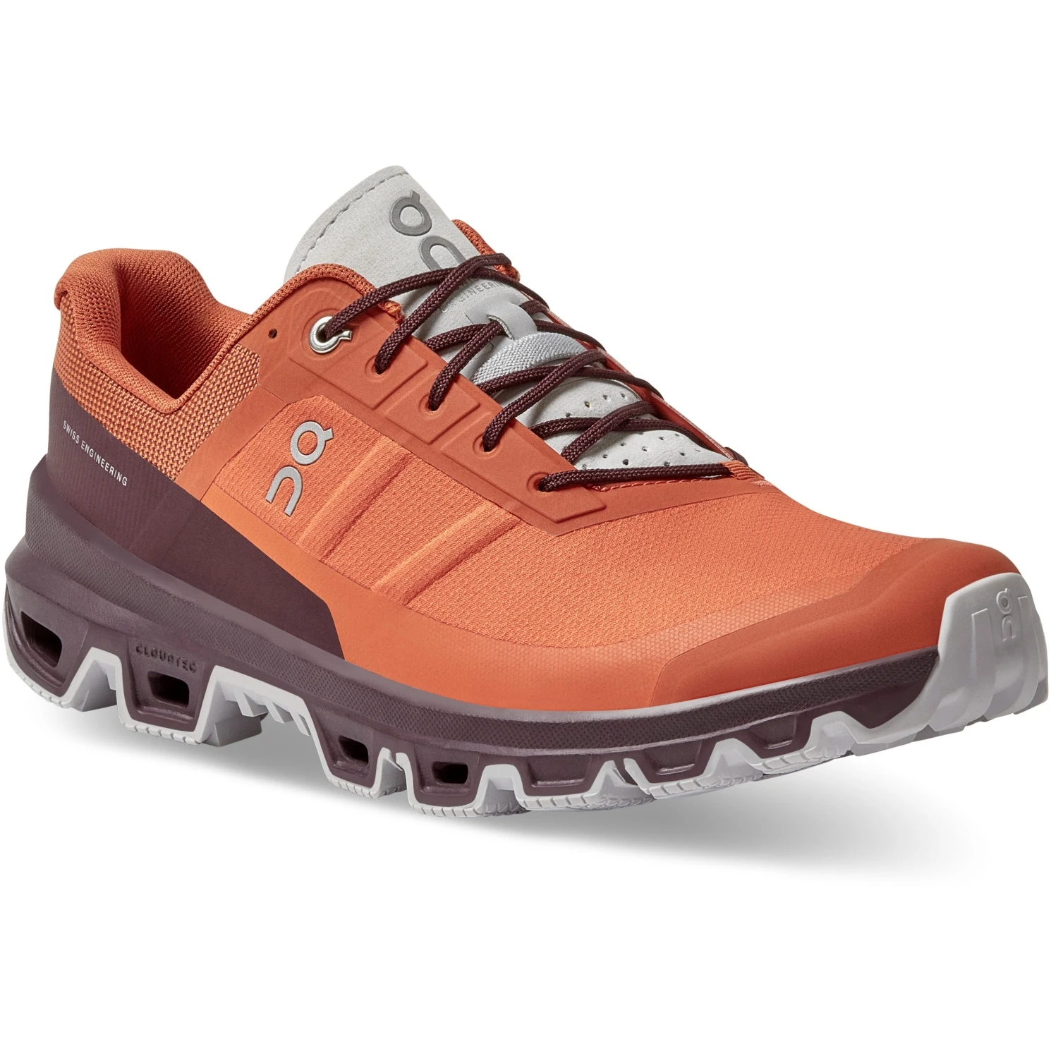 On Running On Cloudventure Trailrunning Shoe - Flare & Mulberry 6 On Running On Cloudventure Trailrunning Shoe - Flare & Mulberry - Image 6