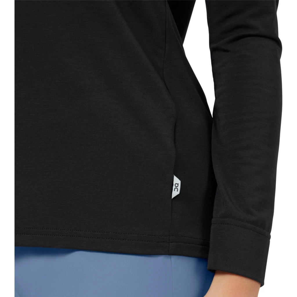 On Running On Comfort Long-T Women Long Sleeve Running Shirt - Black 6 On Running On Comfort Long-T Women Long Sleeve Running Shirt - Black - Image 6