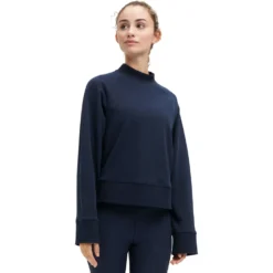 On Running On Crew Neck Women Sweatshirt - Navy -On Running on crew neck women sweatshirt navy 2 1150388