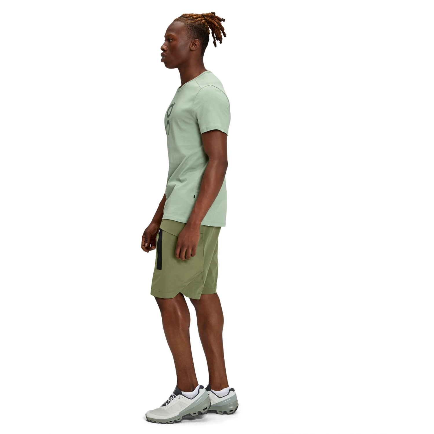 On Running On Graphic-T Men's T-Shirt - Moss 2 On Running On Graphic-T Men's T-Shirt - Moss - Image 2