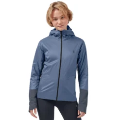 On Running On Insulator Jacket Women - Cerulean & Dark