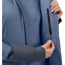 On Running On Insulator Jacket Women - Cerulean & Dark -On Running on insulator jacket women cerulean dark 9 974284