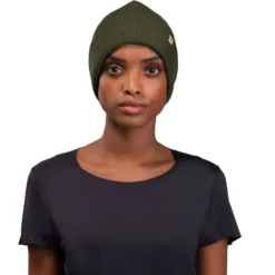 On Running On Merino Beanie - Olive -On Running on merino beanie olive 13 1555628