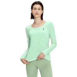 On Running On Performance Long-T Running Shirt Women - Creek
