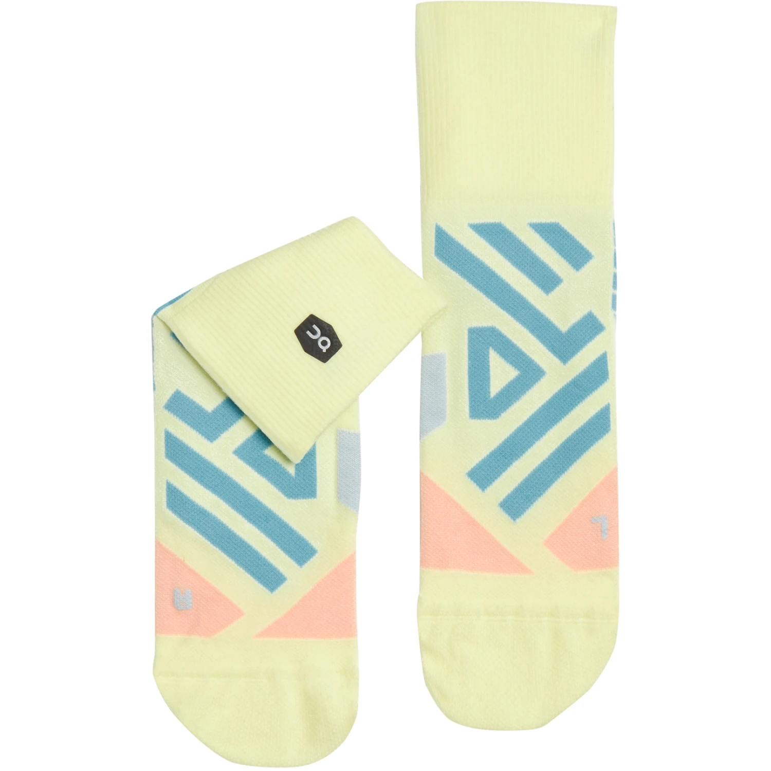 On Running On Performance Mid Sock Women - Hay & Rose 1 On Running On Performance Mid Sock Women - Hay & Rose