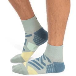 On Running On Performance Mid Sock Men - Zest & Moss -On Running on performance mid sock zest moss 1 1430489
