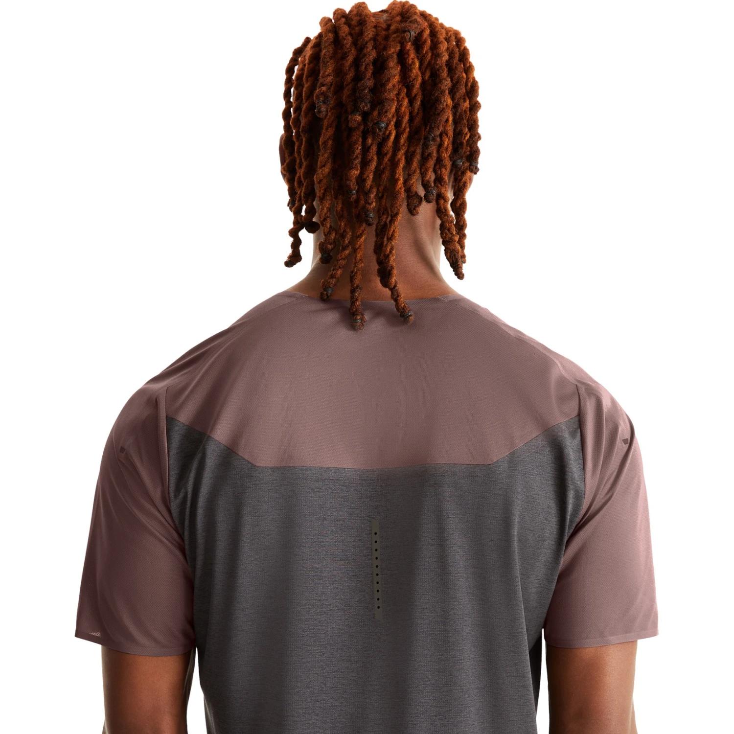 On Running On Performance-T Running Shirt - Grape & Black 5 On Running On Performance-T Running Shirt - Grape & Black - Image 5