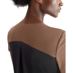 On Running On Performance-T Women Running Shirt - Cocoa & Black -On Running on performance t women running shirt cocoa black 7 1568872