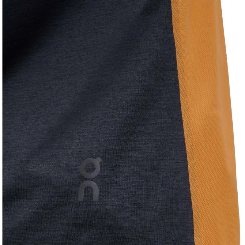 On Running On Performance-T Women Running Shirt - Mango & Black 7 On Running On Performance-T Women Running Shirt - Mango & Black - Image 7