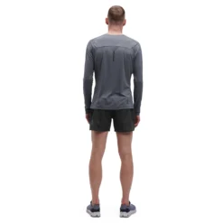 On Running On 5 Inch Lightweight Shorts Men - Denim & Black -On Running on running 5 inch lightweight shorts denim black 4 1278387