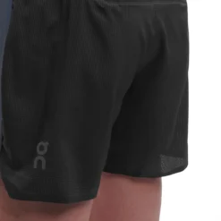 On Running On 5 Inch Lightweight Shorts Men - Denim & Black -On Running on running 5 inch lightweight shorts denim black 6 1278389
