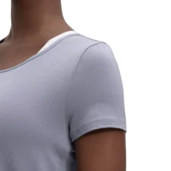 On Running On Active-T Breathe Women T-Shirt - Granite -On Running on running active t breathe women running shirt granite 9 1279349 1297976